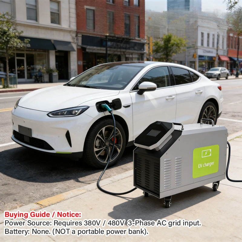 Portable Dc Fast Charger 20Kw Ccs2 - Stazione di Ricarica Portatile DC per