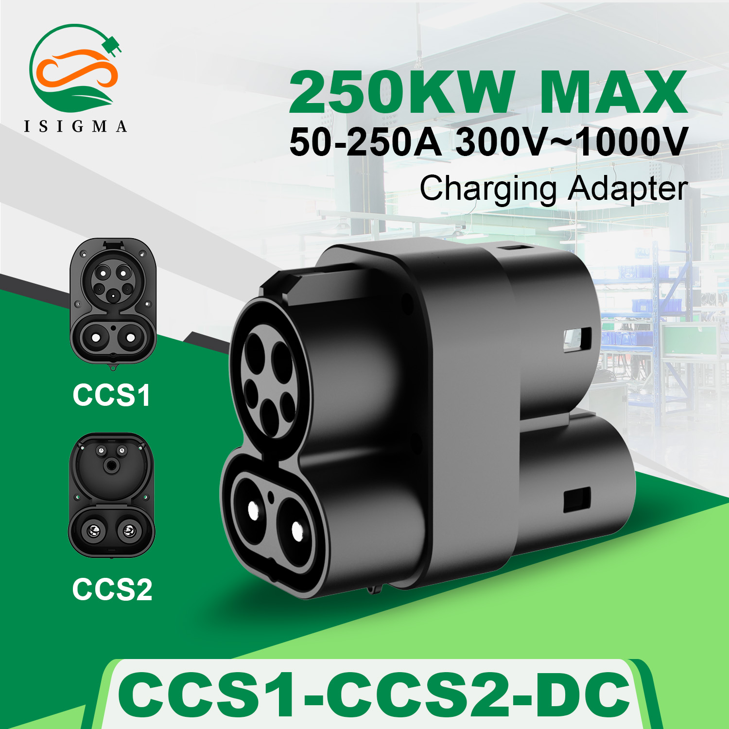 Ccs2 To Ccs1 Fast Charge Adapter 250Kw - Adattatore CCS1 a CCS2, da corrente